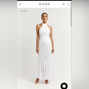 Dissh linen dress NWT